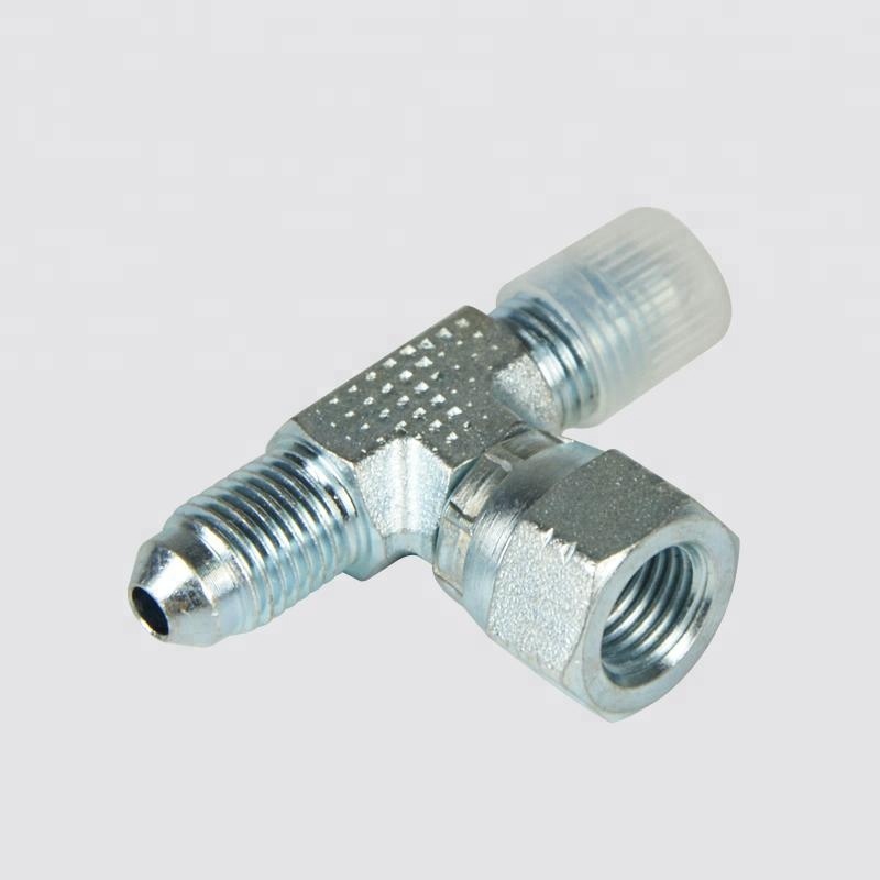 Wholesale 304 Stainless Steel Tube Fitting Elbow Fittings Tee Joint 3 Way Union Pipe Connector Hydraulic Tee Adapter Fittings